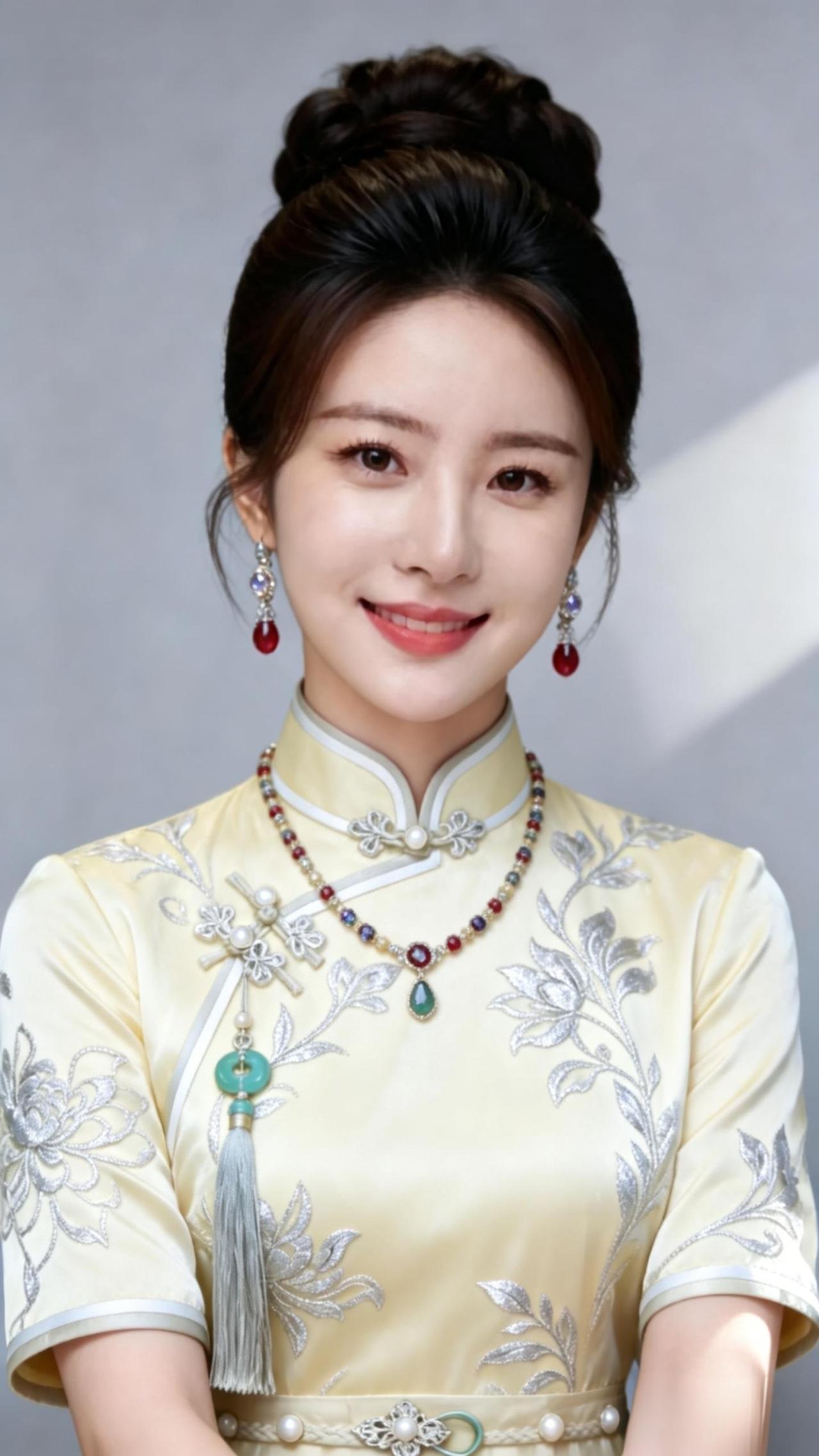 优雅旗袍，古典韵味，气质女神