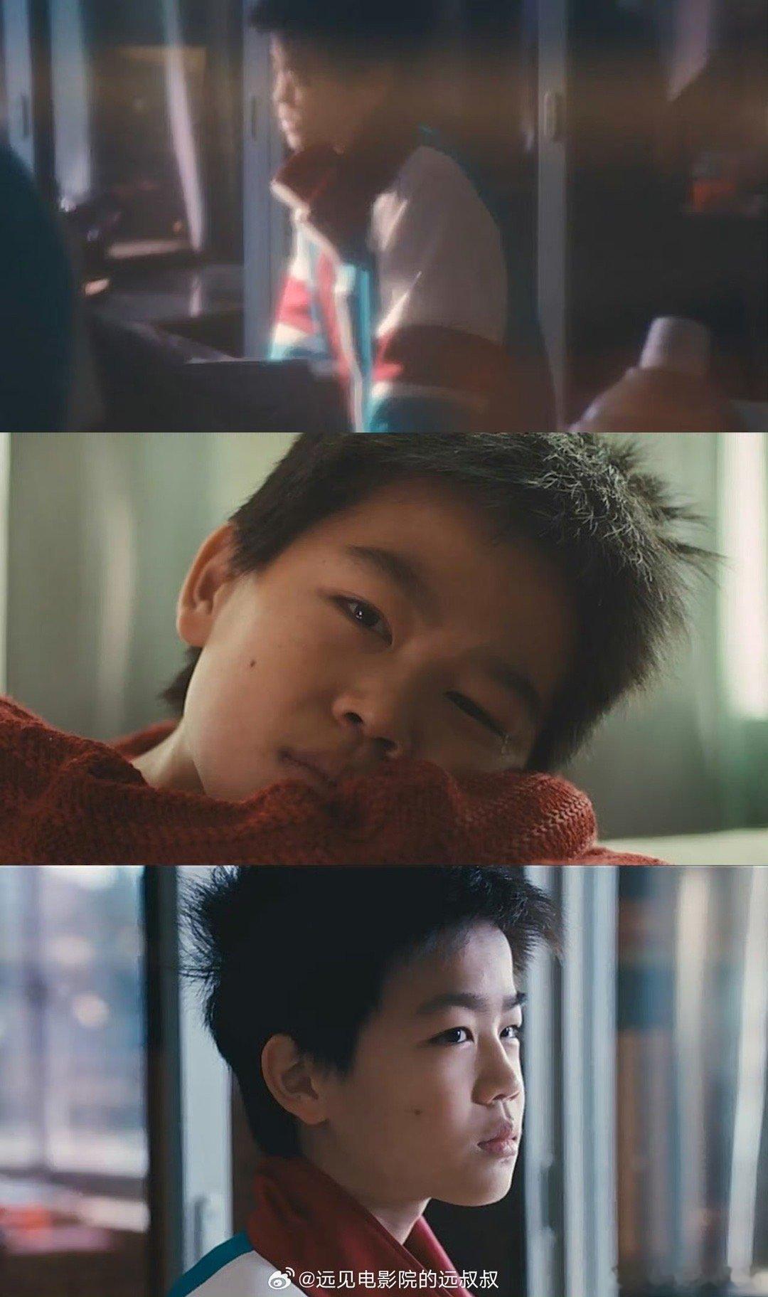 韩昊霖一个角色三个层次 安德烈的哭戏和冬冬那种大哭完全不同。冬冬的眼泪是找人安慰