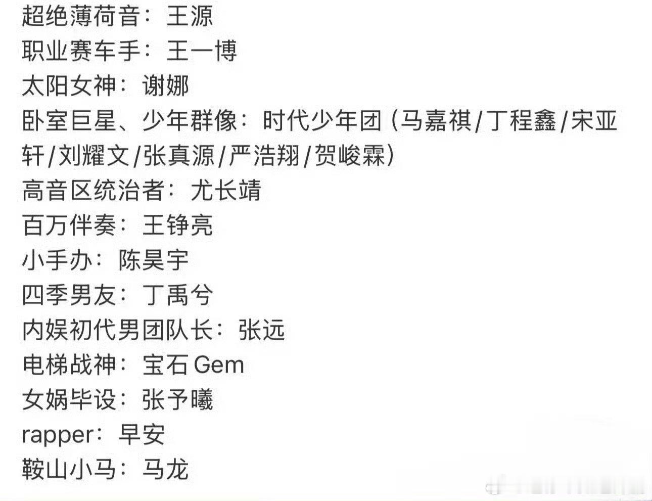 网友预测的湖南卫视跨年嘉宾名单，你期待谁！  