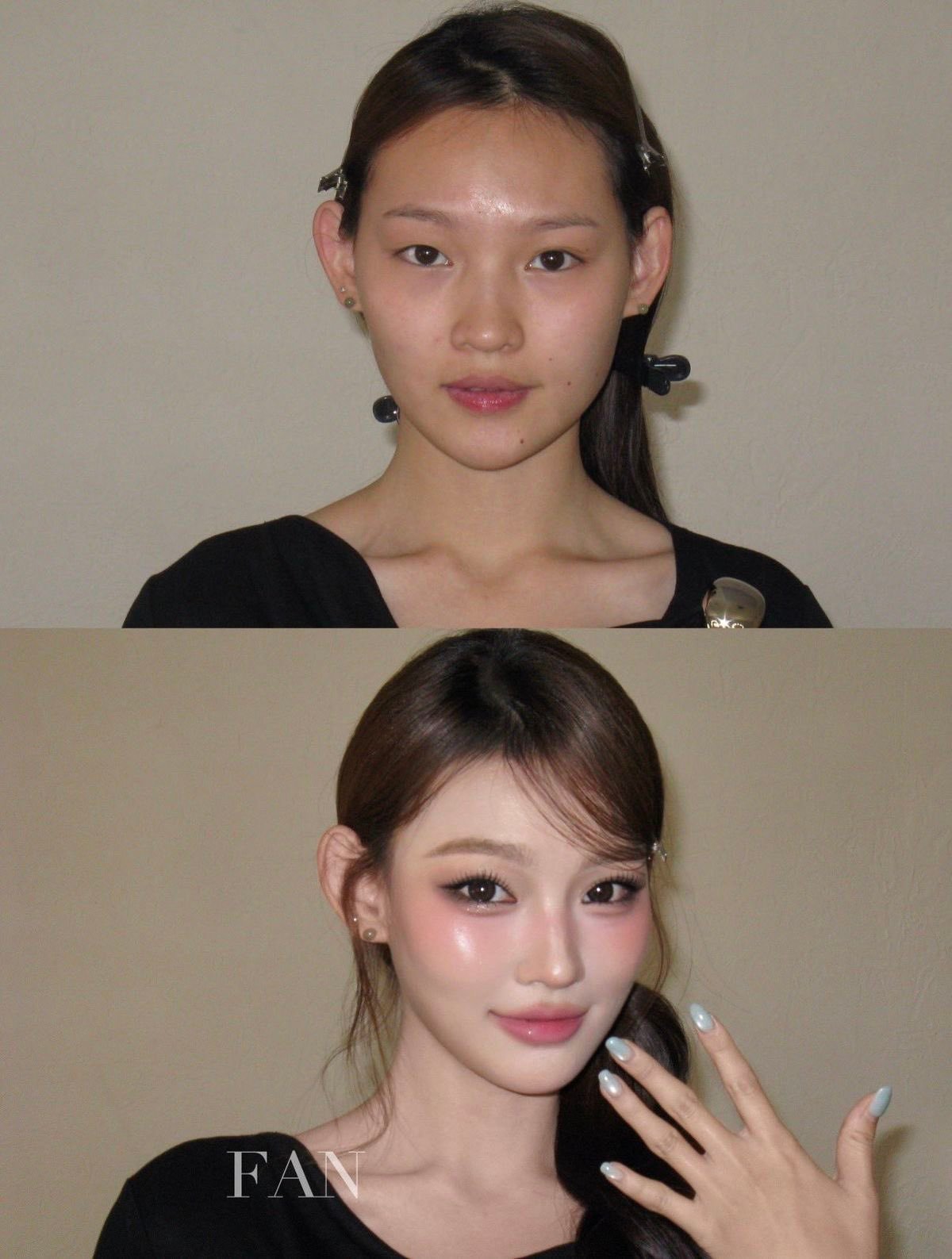 化妆真的太神奇了，美到认不出来的程度 