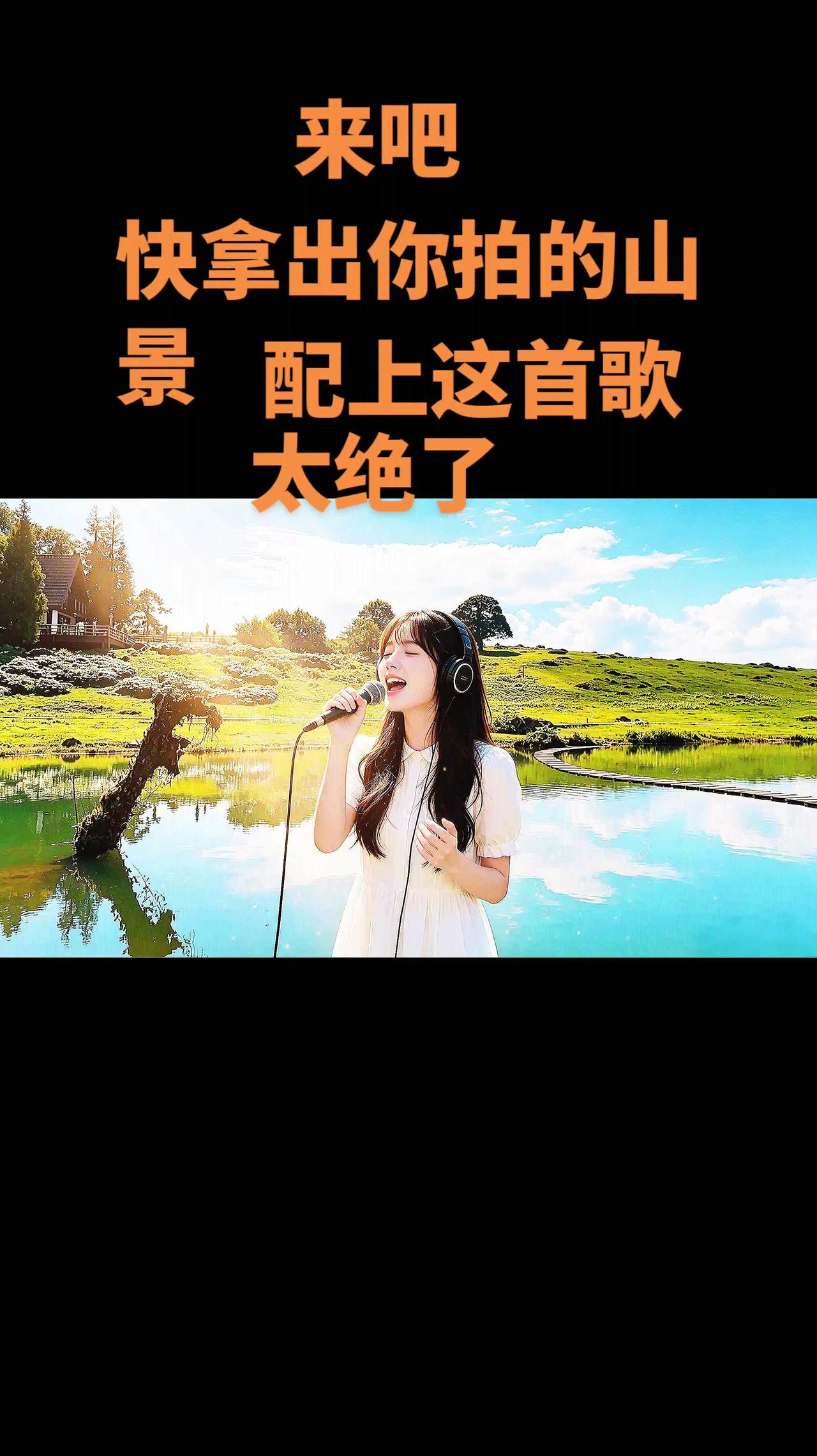 这是哪位女神唱的，太🔥了，害我循环三天三夜😪湖畔歌手 治愈系氛围感拉满 自然