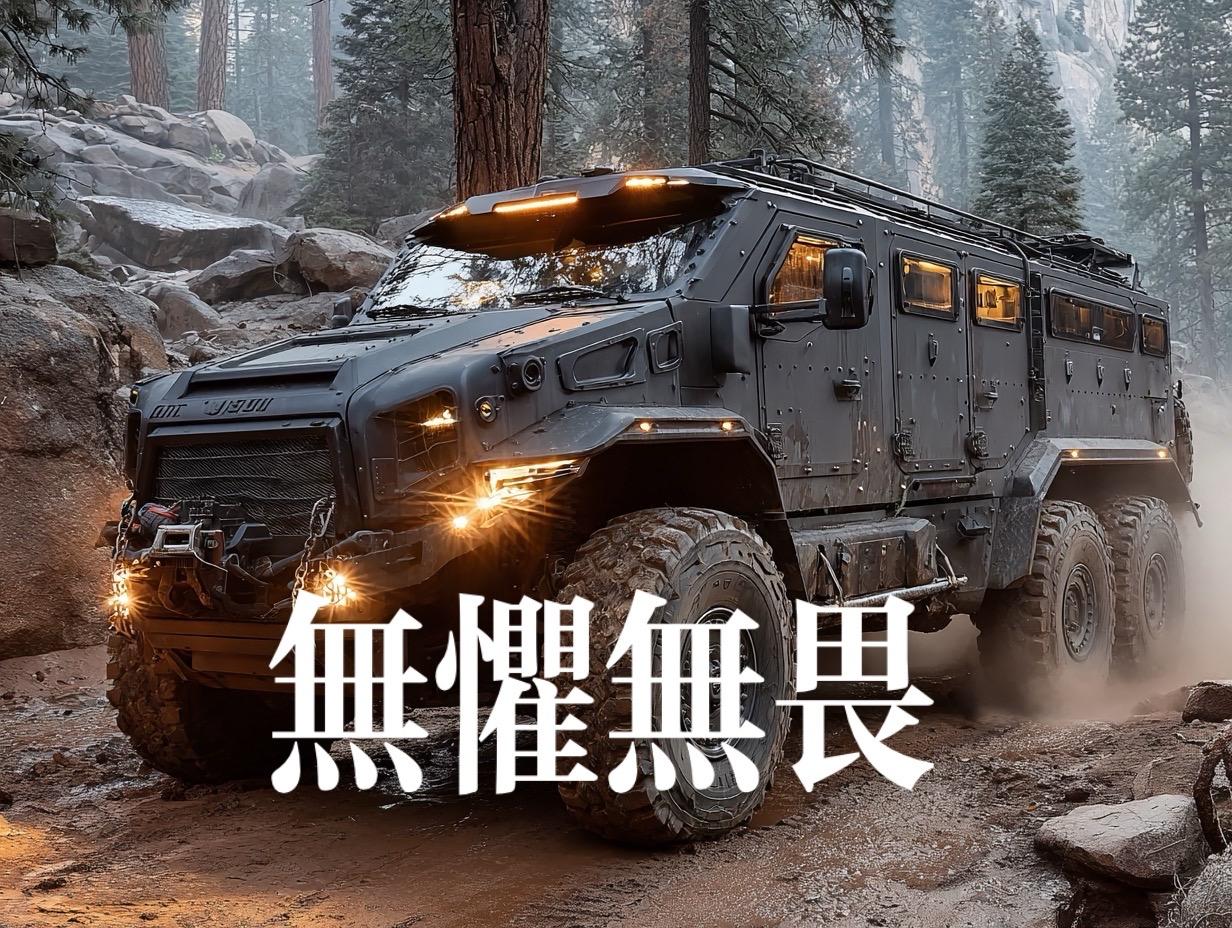 无惧无畏。6×6硬派越野房车，给你稳稳的幸福
