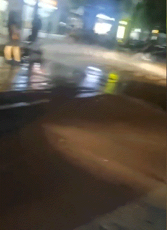 本想拍个电动车着火，没想到拍到她扑街了！