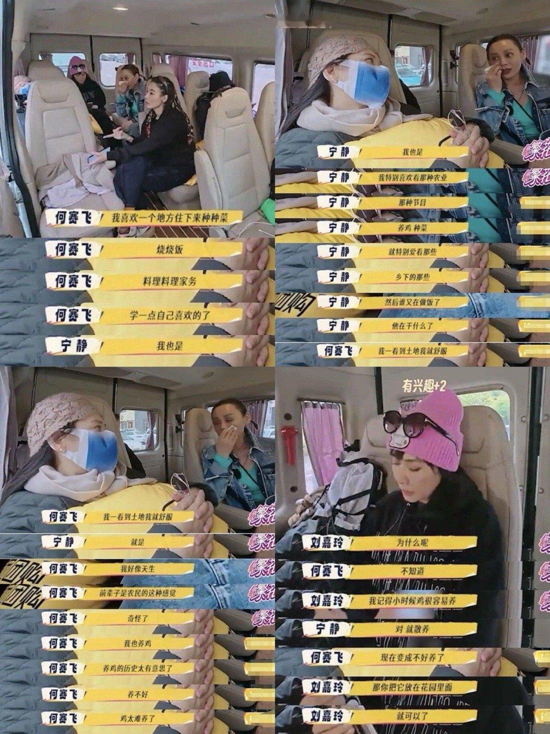 何赛飞、宁静、刘嘉玲三位影后不聊奢侈品，居然在交流养鸡心得 ​​​