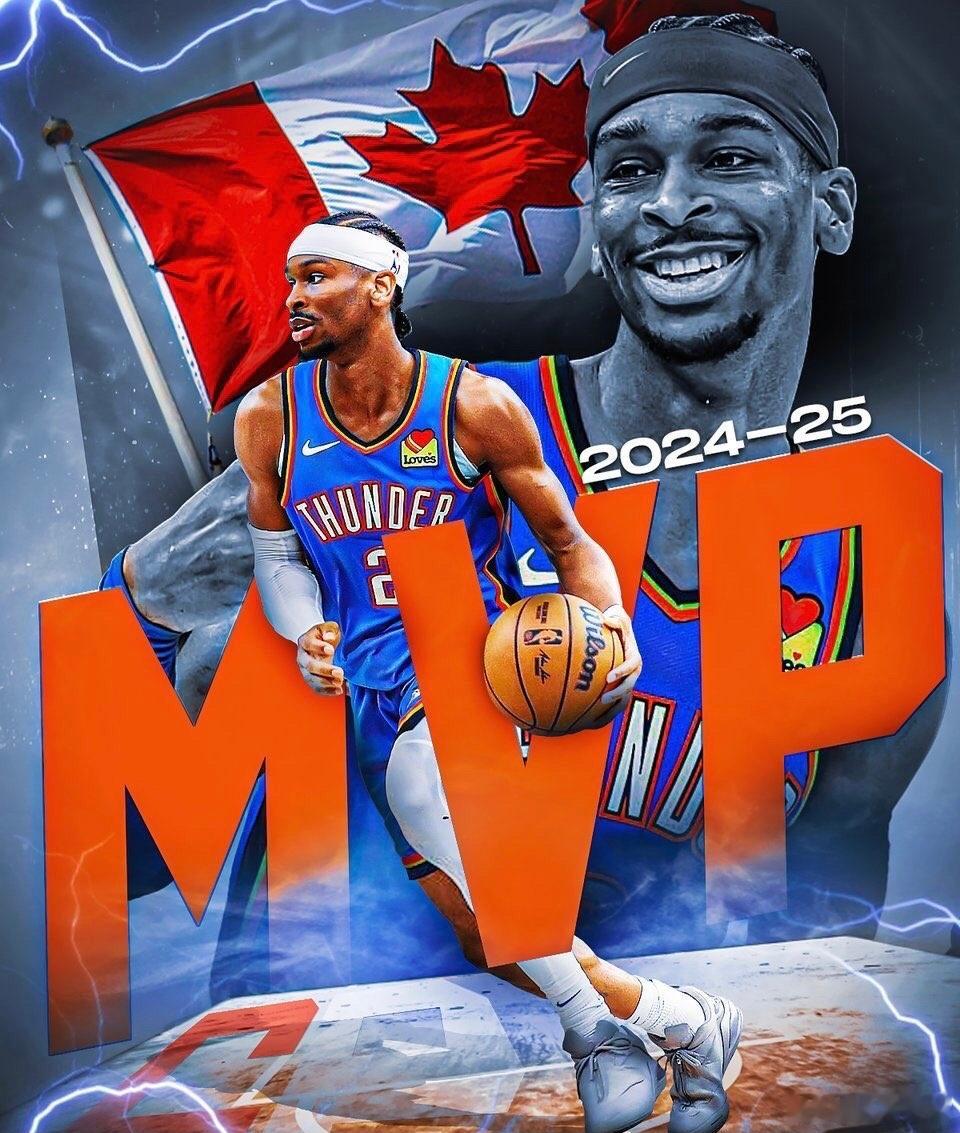 亚历山大连庄MVP NBA历史第14位连庄MVP 👑 迈向伟大！亚历山大跻身历