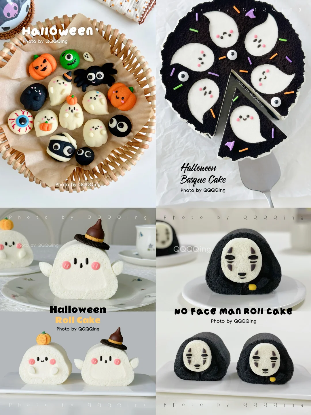 🎃4⃣️款万圣节小甜品合集👻附教程🎃