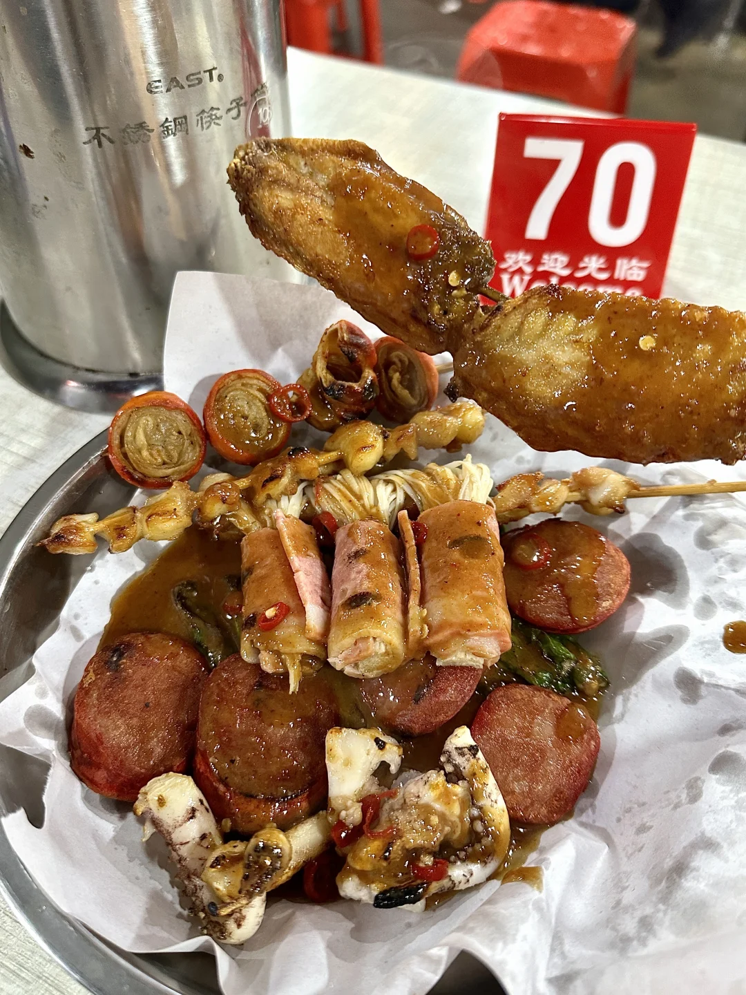 🇭🇰油麻地！！！甜口的黏糊炸串（真的名不虚传