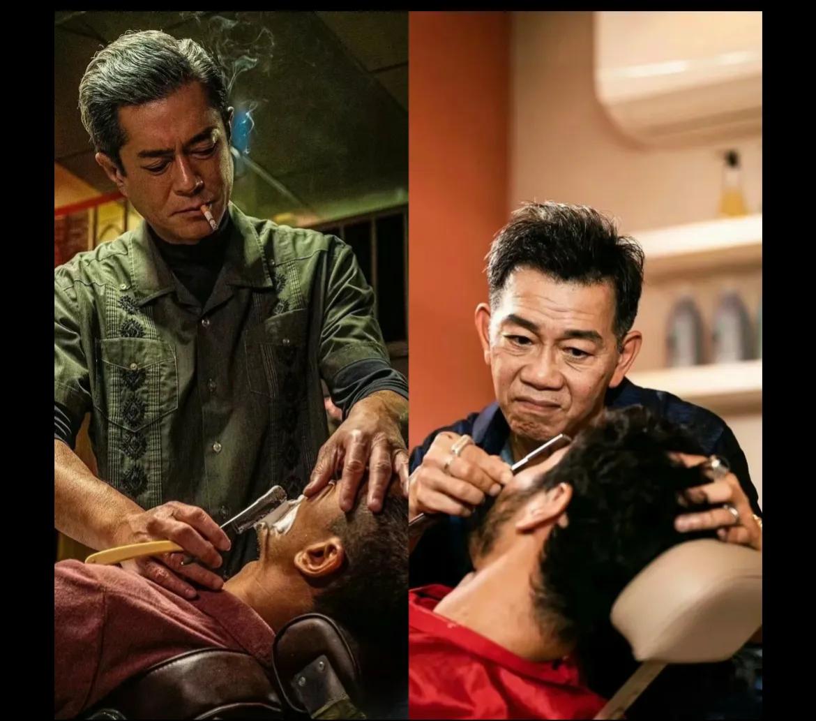 所以，哪个看起来更安全一些？

看起来古天乐那个不安全，不但有可能被刀，还有可能