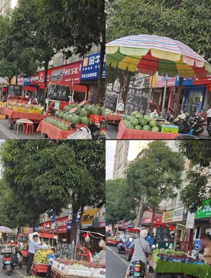 以前我在农院路那买一个芒果，一上秤要十几块，我扭头就走了路边摊很多鬼称，好一点的