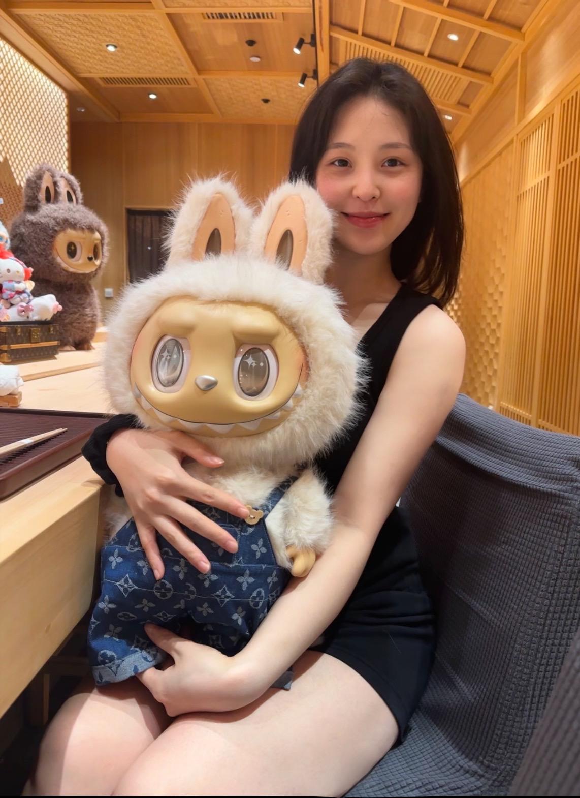 第一次见到现实中的拉bubu耶