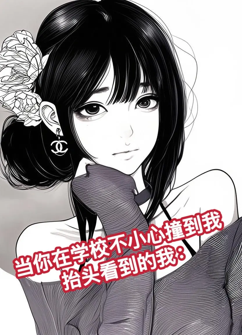 在你在路上不小心撞到我 抬头看到的我
