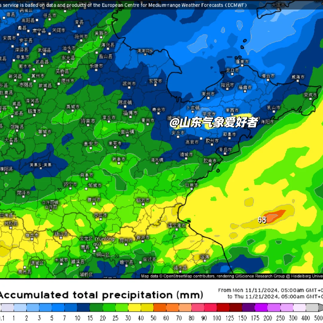 警惕湿冷，11月中旬山东将迎持续性阴雨！