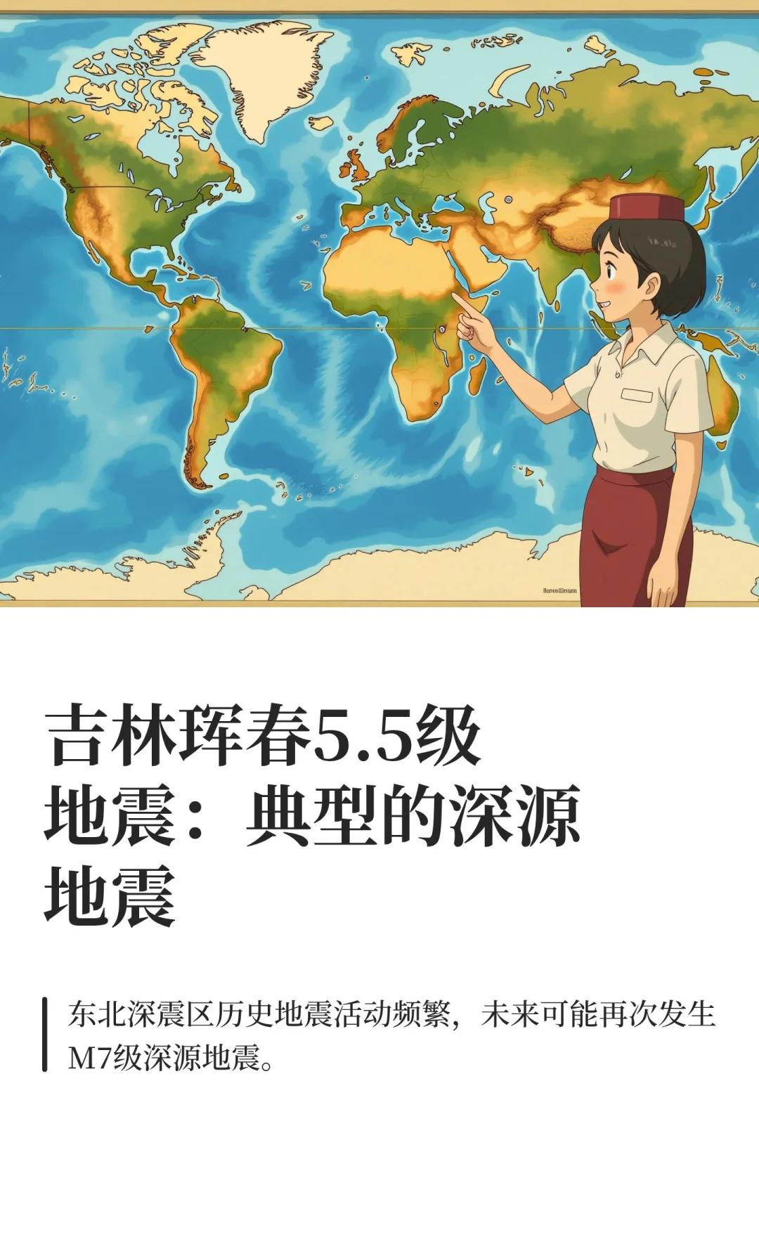 吉林珲春5.5级地震：典型的深源地震