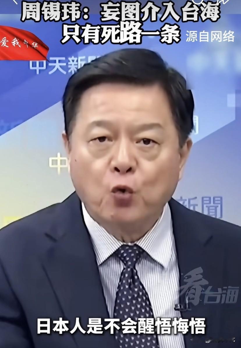 周锡玮：
台独就是中华民族的“叛徒”
支持日本侵略者来欺负中华民族同胞的行为“人