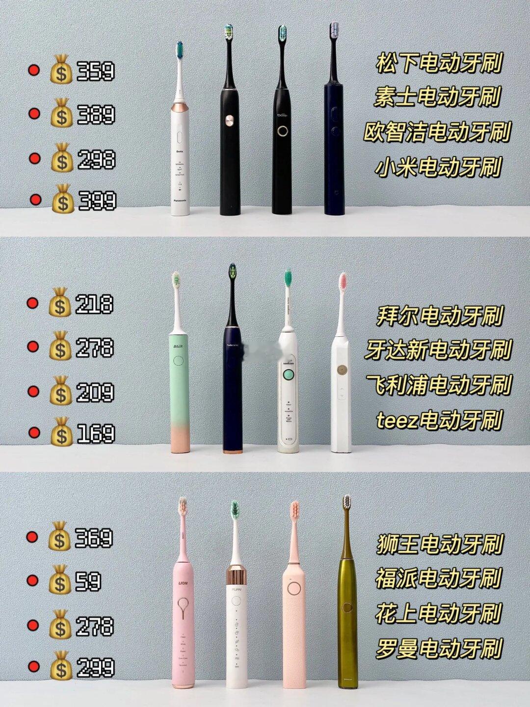别不信！双十一这些新品电动牙刷真的绝