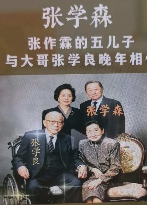 张学良与他父亲五夫人张寿懿所生的五弟张学森的缘分最为深厚。
其实，作为长子的张学