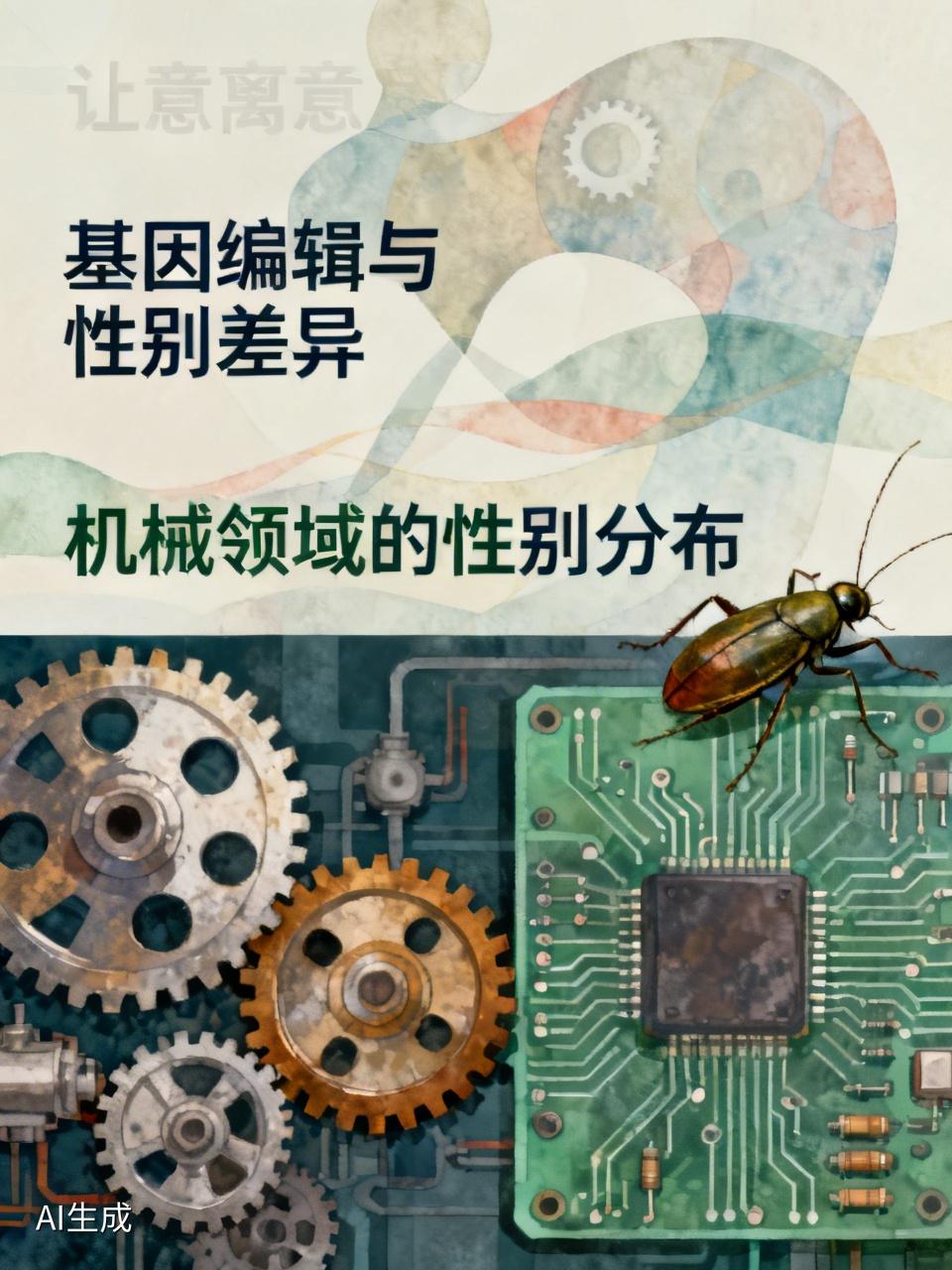 说实话 从生物诞生开始基因编辑的时候 女性对于机械方面确实不太适合，当然也有女性