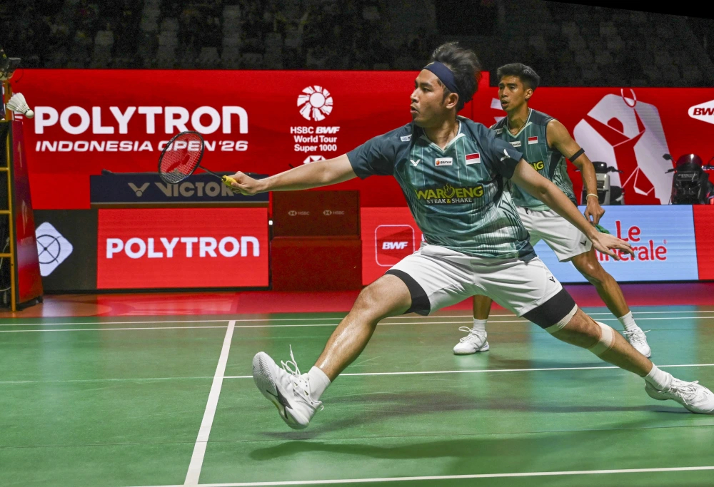 咖塔曼/伊斯法哈尼🇮🇩 21-18、19-21、23-21 陈政宽/刘广珩决