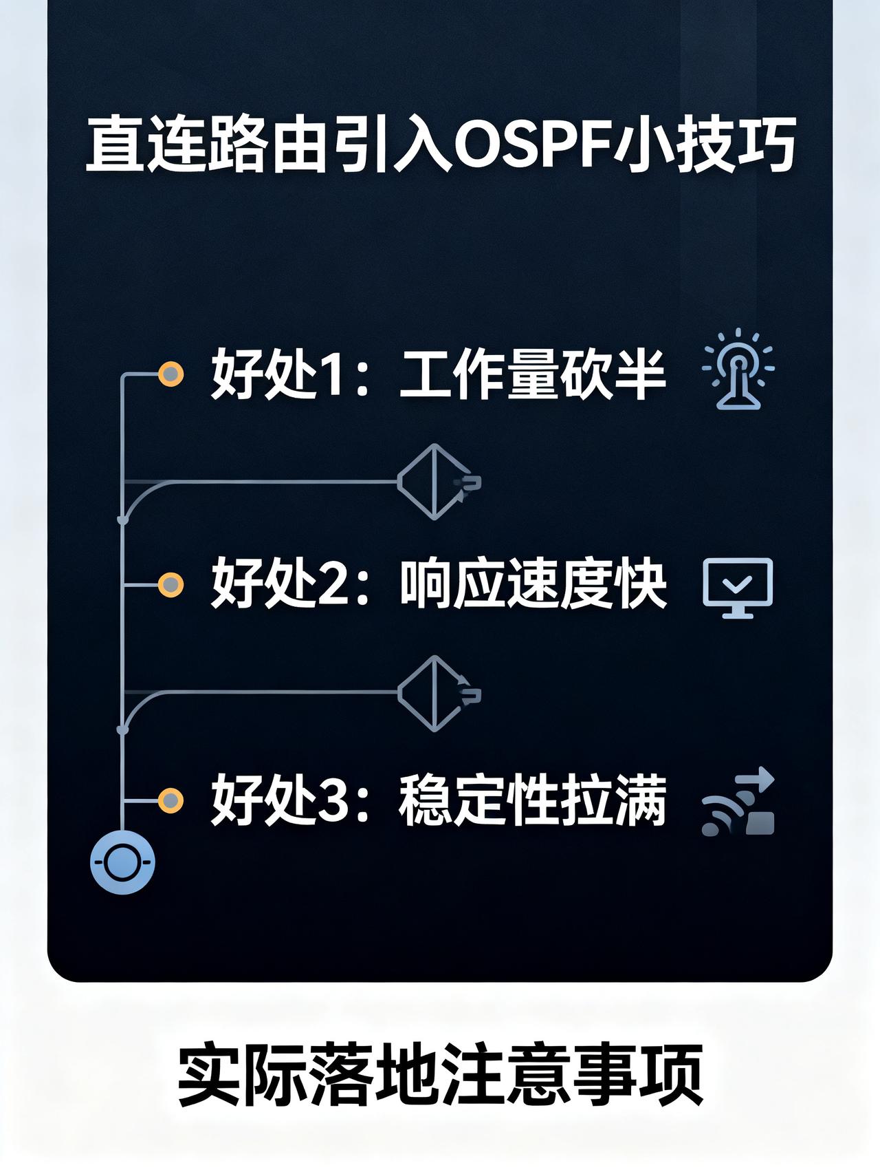 OSPF配置与直连路由引入实操指南 新手也能快速上手
很多刚入行的网络运维新手，