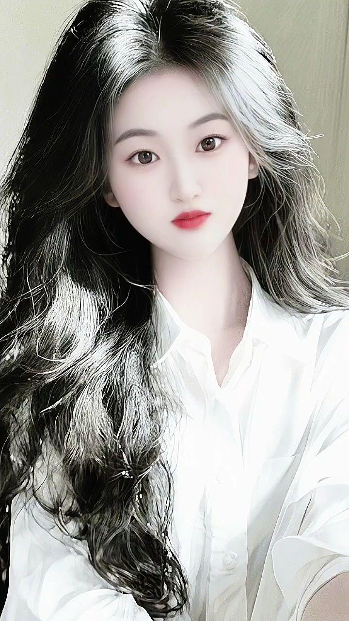 每天一个风格灵感 白衬衫氛围感写真 柔美长发写真 美出温柔感 柔光感女神