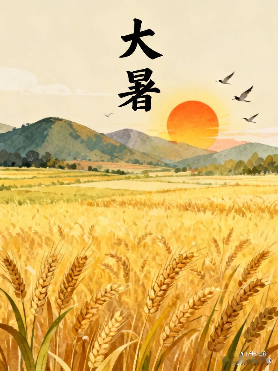 今天不下雨了，天气变成晴天了，晴天虽好，但温度太高，坐在家里都汗流夹背。大署节来
