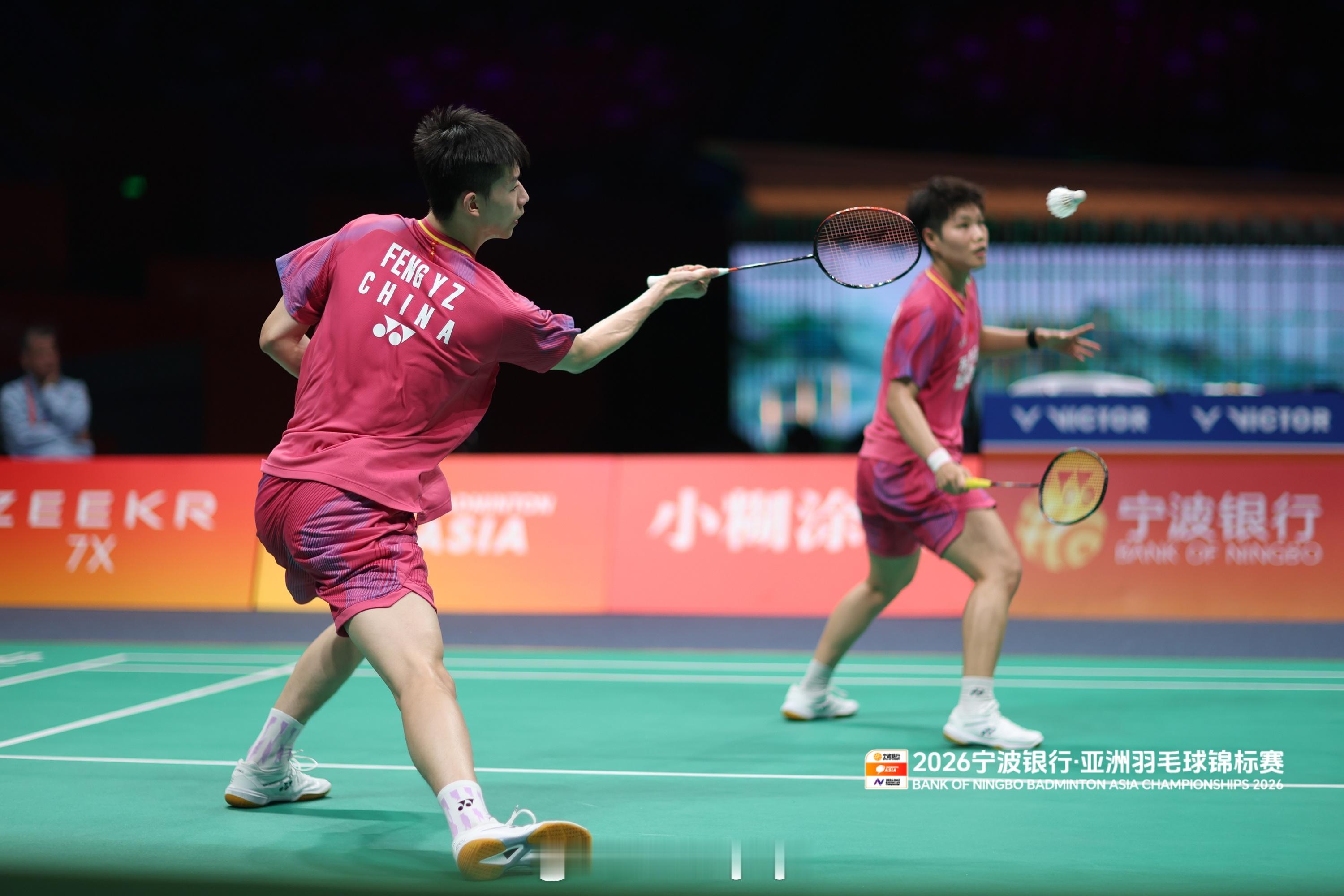 2026年印尼羽毛球公开赛 混双1/8决赛🇨🇳冯彦哲/黄东萍 21-14 1