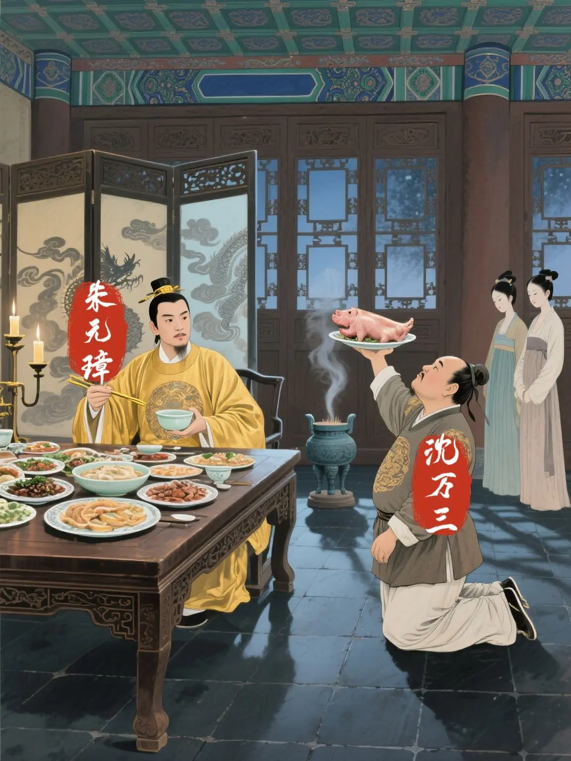万三猪蹄VS朱元璋。