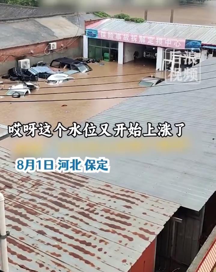 【 ，老板：这可怎么和客户解释】8月1日，河北保定。受暴雨影响，涿州一汽车修理厂