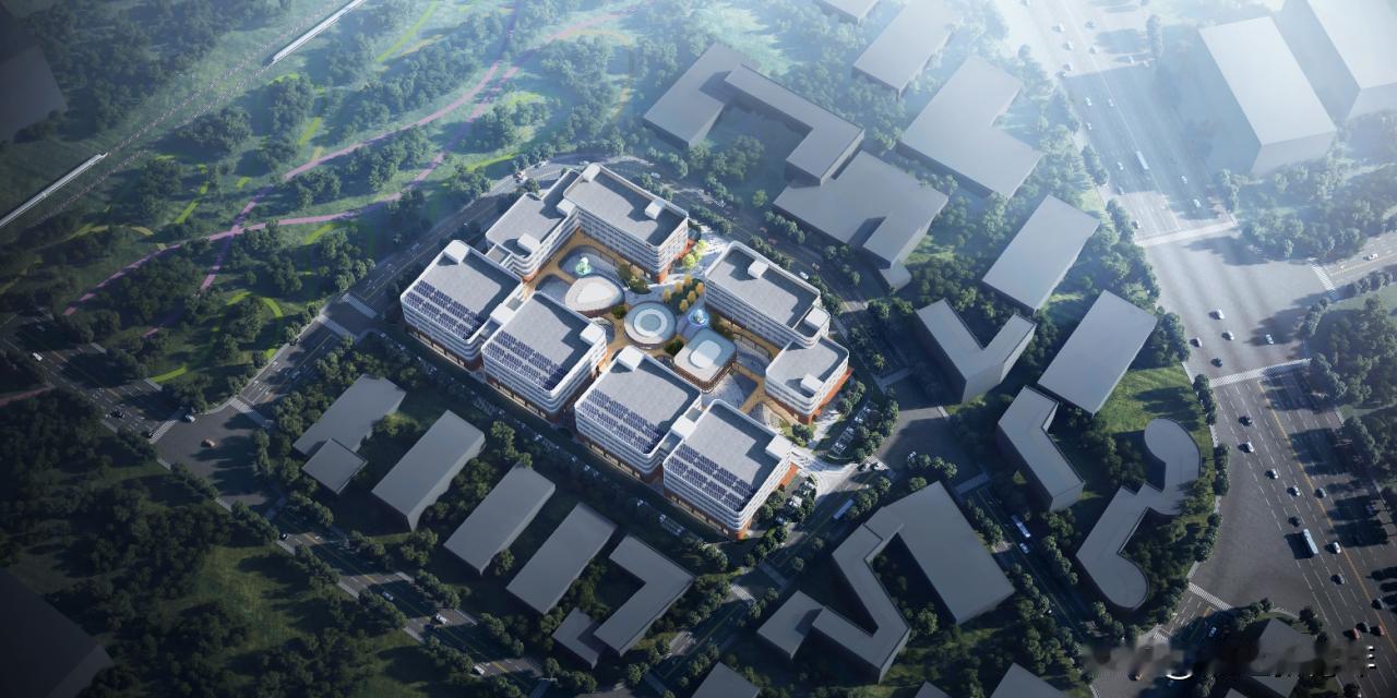 约45亩！保定西城产业新地标：竞秀经开区机器人产业园智造基地设计效果图来了，位于