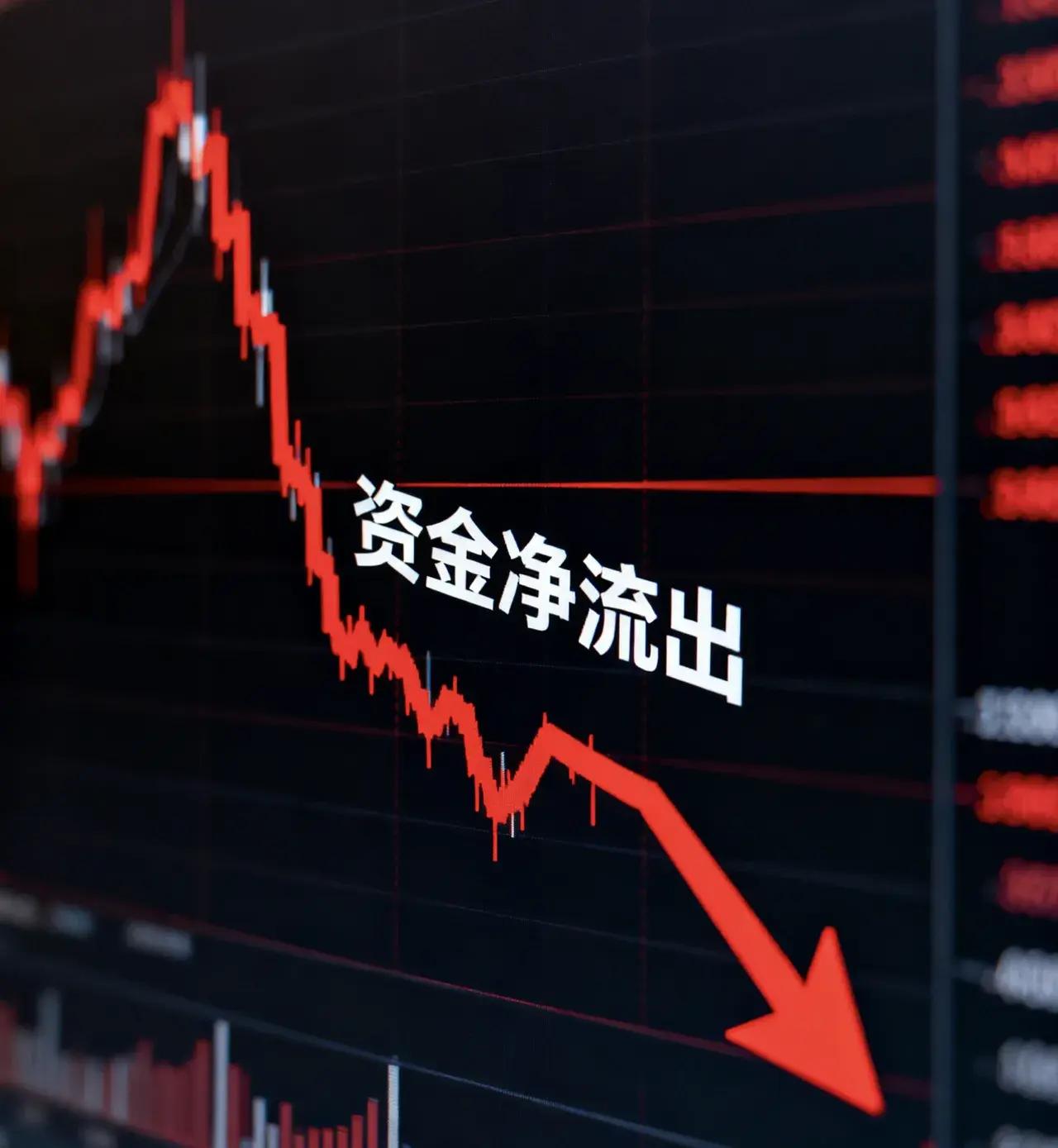 尾盘资金出逃，12月8日主力资金大幅流出的股票名单。

资金流出是指在一定时期内