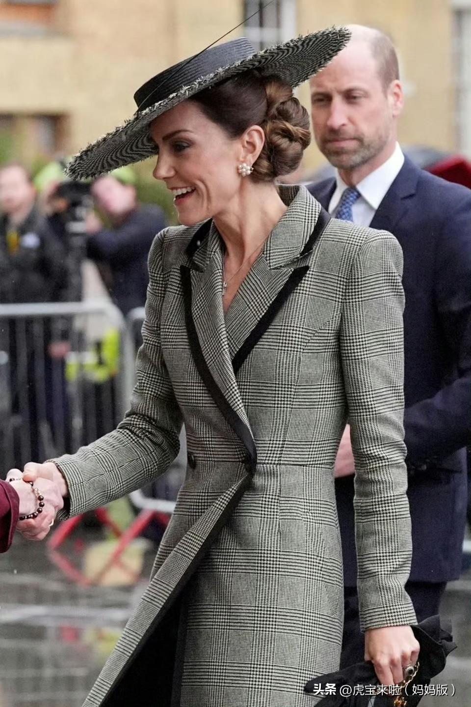 威尔士夫妇代表他们的父亲（公公）查尔斯国王，出席新任的坎特伯雷大主教就职典礼！在