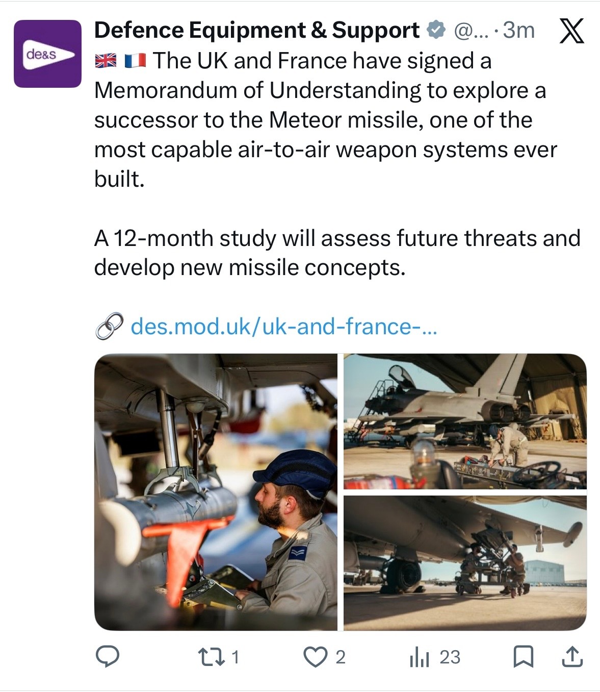 每天认识一件兵器 烽火问鼎计划 看起来像是“愚人节”假消息的真新闻🗞️，英国?