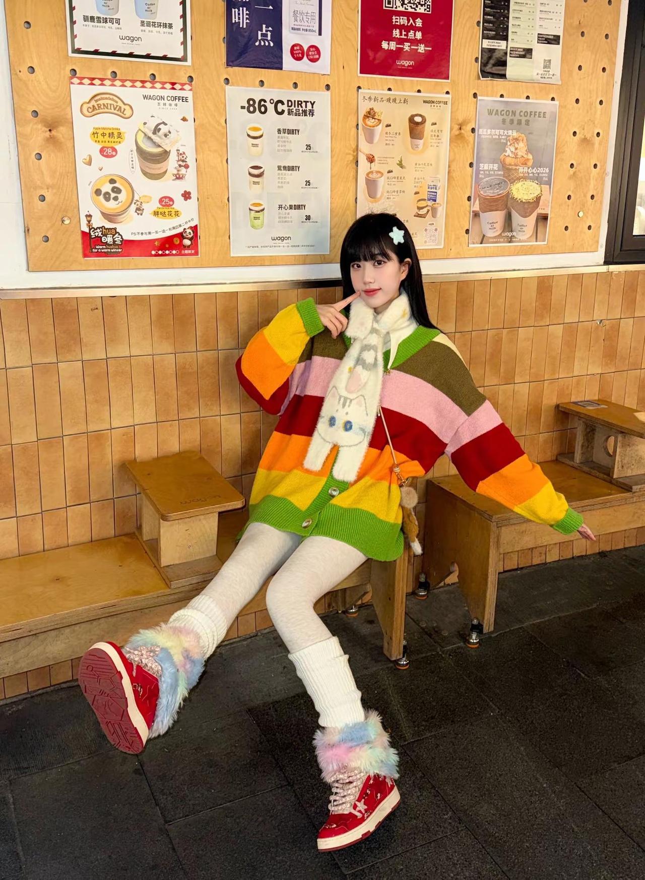 ^⦁᎑-^ ੭给你点颜色瞧瞧ᐟ•.*𖦹。 甜妹统治世界🎀 打卡一个新look