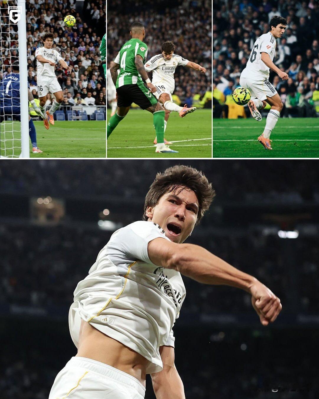 皇马从不缺进球者，姆巴佩不在，21岁妖星横空出世！首球即戴帽+完美帽子戏法，创2