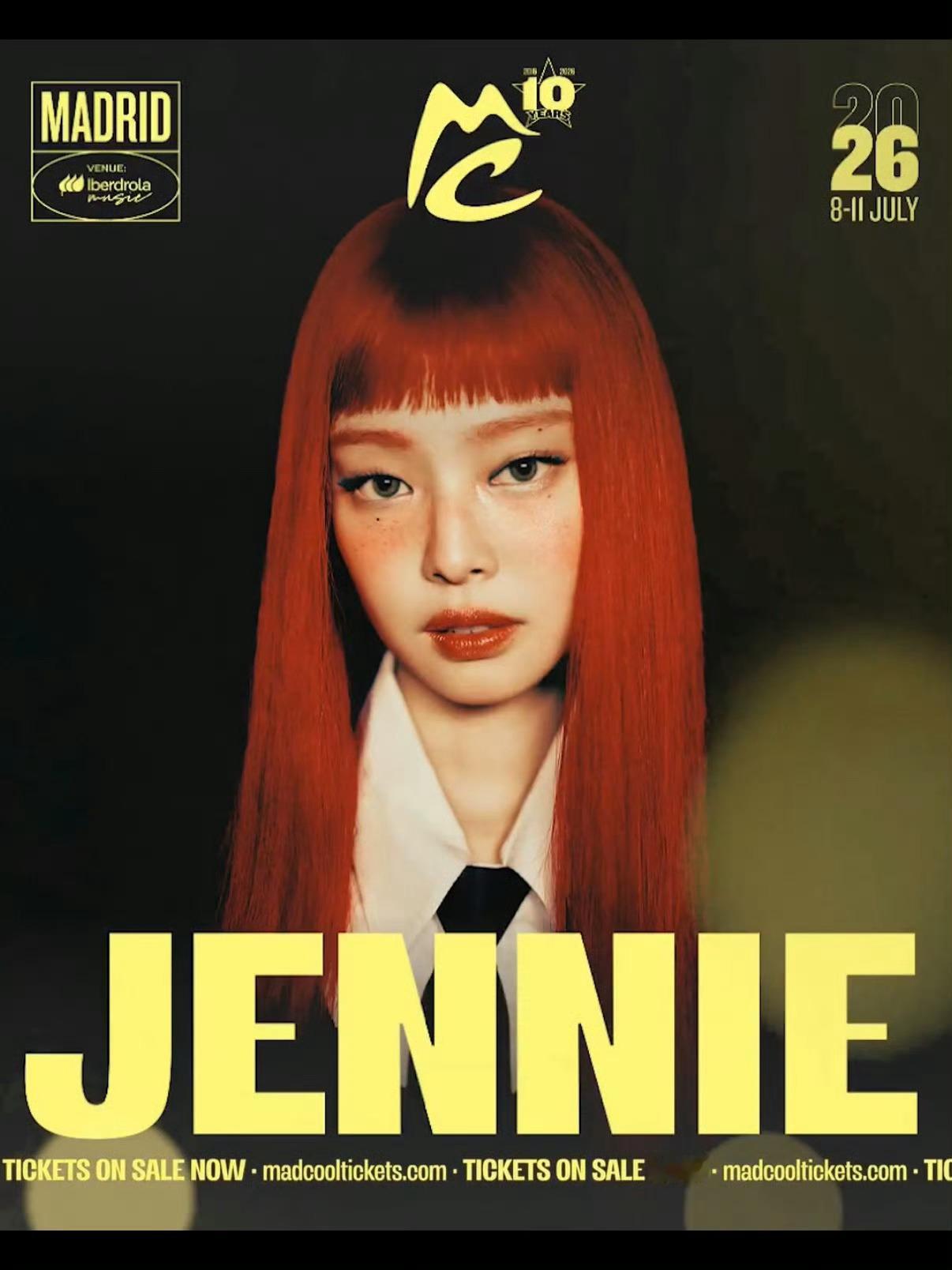 Jenniemadcool音乐节Jennie出席马德里音乐节Jennie出席马德