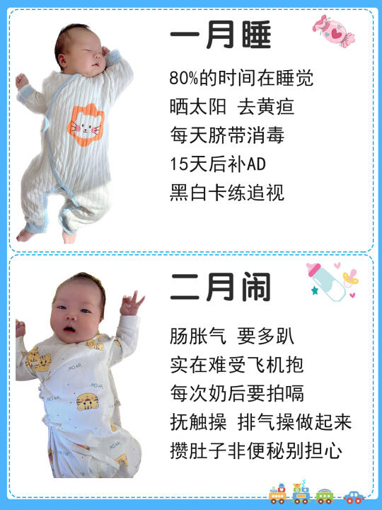 0-12月宝宝发育里程碑！一看就明白‼️