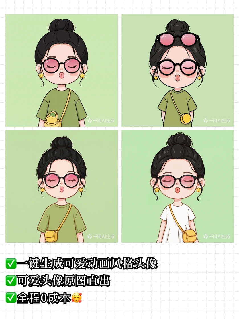 这不就是我吗？Q版大头娃娃头像 🐶
