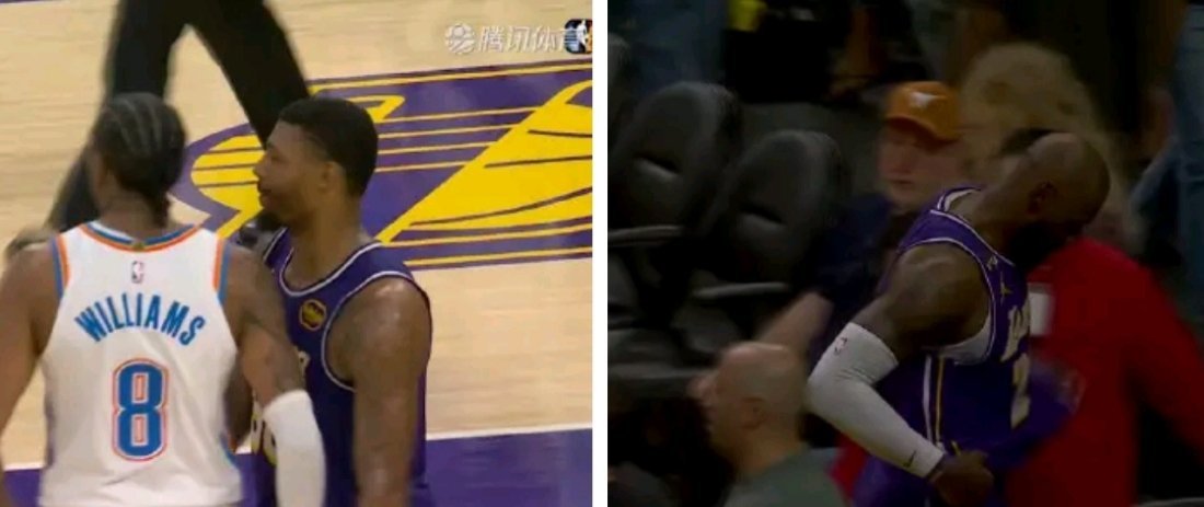 湖人110-119不敌雷霆，詹姆斯22+10难挽败局，雷霆多点开花终结连败雷霆战