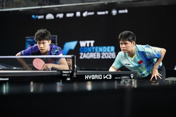 【萨格勒布常规赛，林诗栋/黄友政3-1加奇尼/伊沃·本，晋级决赛】打着打着只剩下