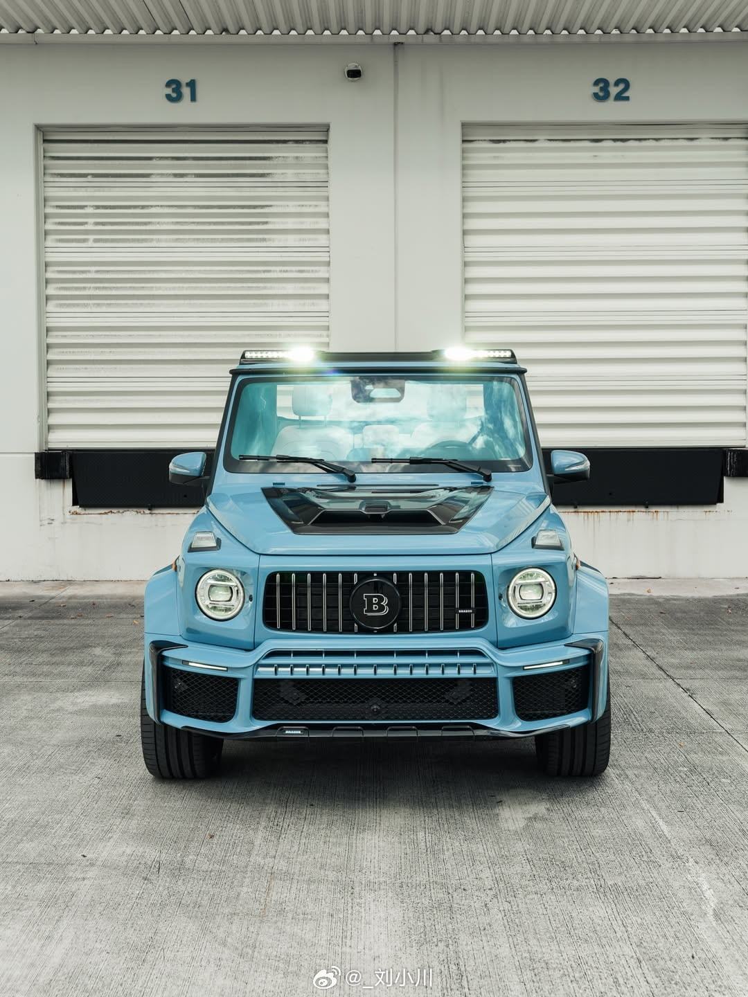 奔驰 Brabus 打造的奔驰AMG G 63敞篷版，爱了爱了