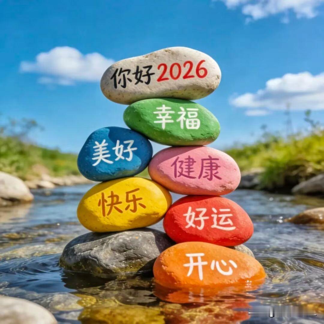 新的一年，清零过往，重启热爱，全力以赴，万事可期。愿你眼中有星辰，身边有微风，心