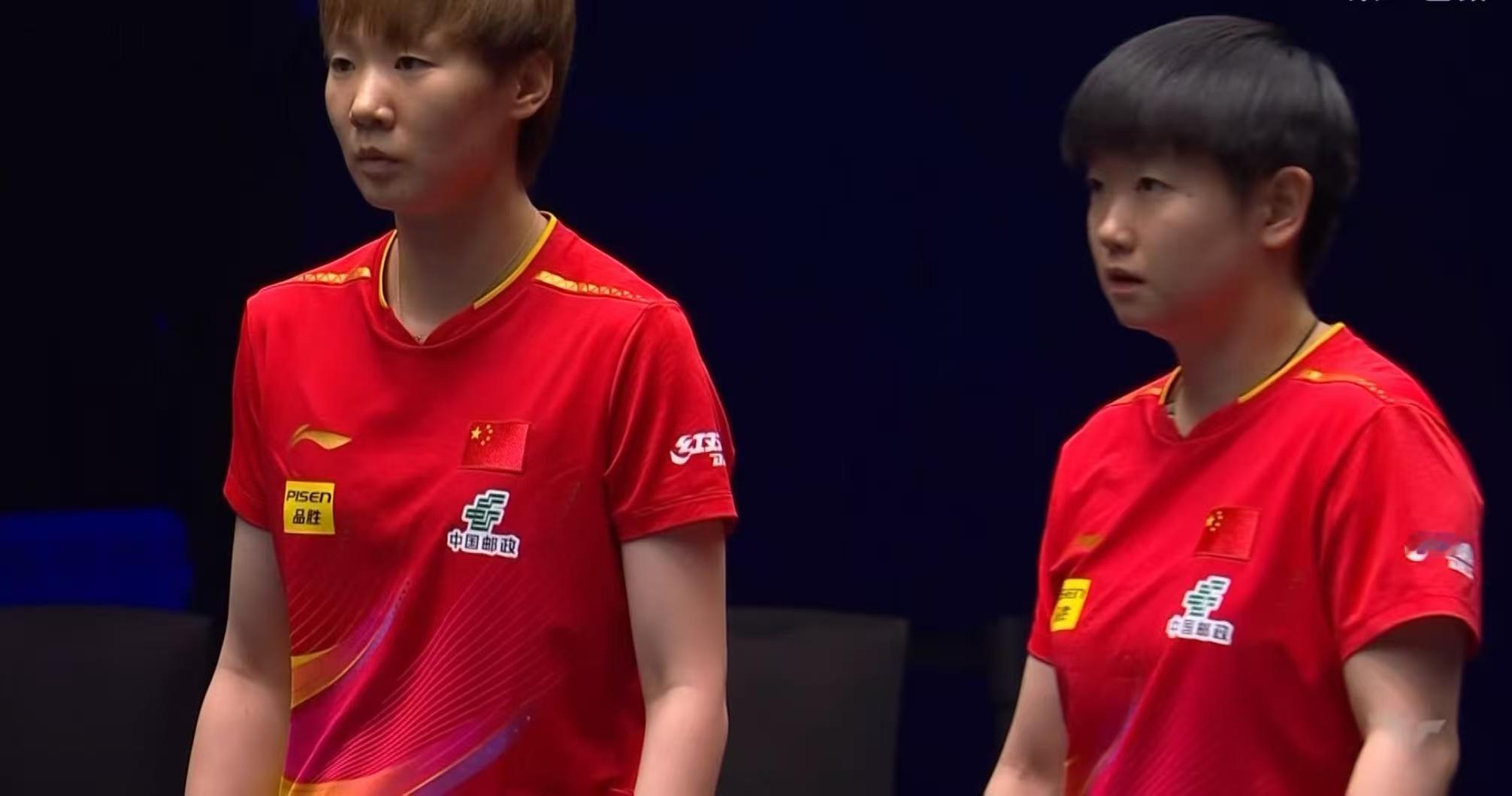 孙颖莎王曼昱晋级女双4强WTT美国大满贯女双1/4决赛 孙颖莎 /王曼昱 3-1