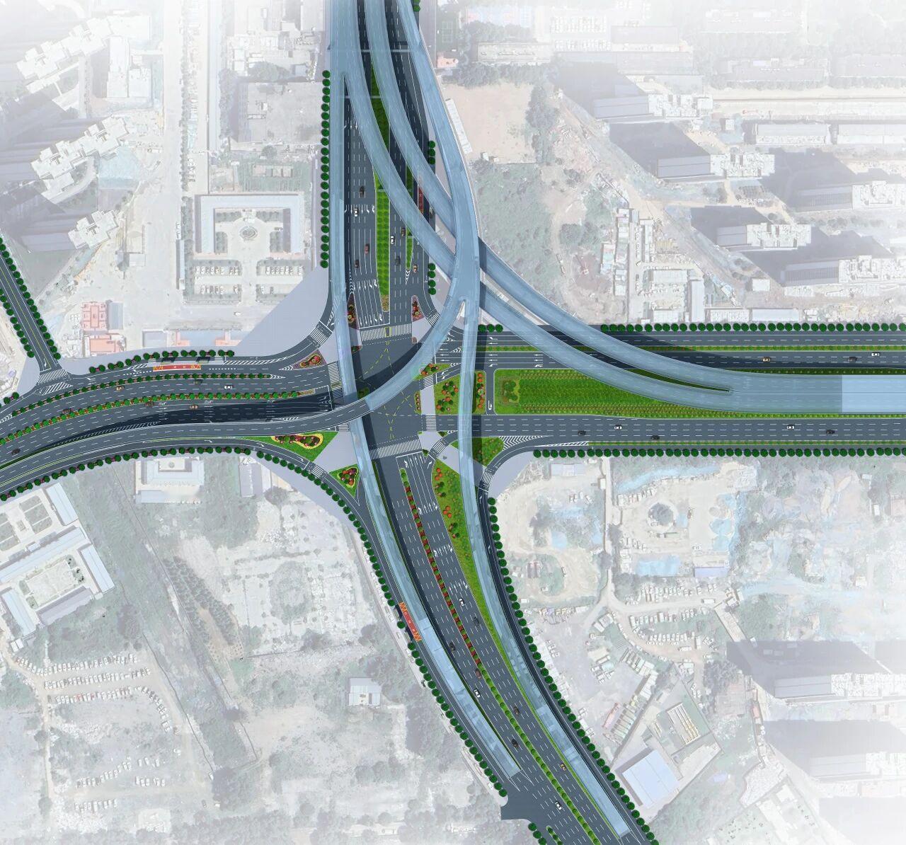 西安2025年市级重点建设项目“长鸣路C匝道工程”进度条刷新，争取在2026年春