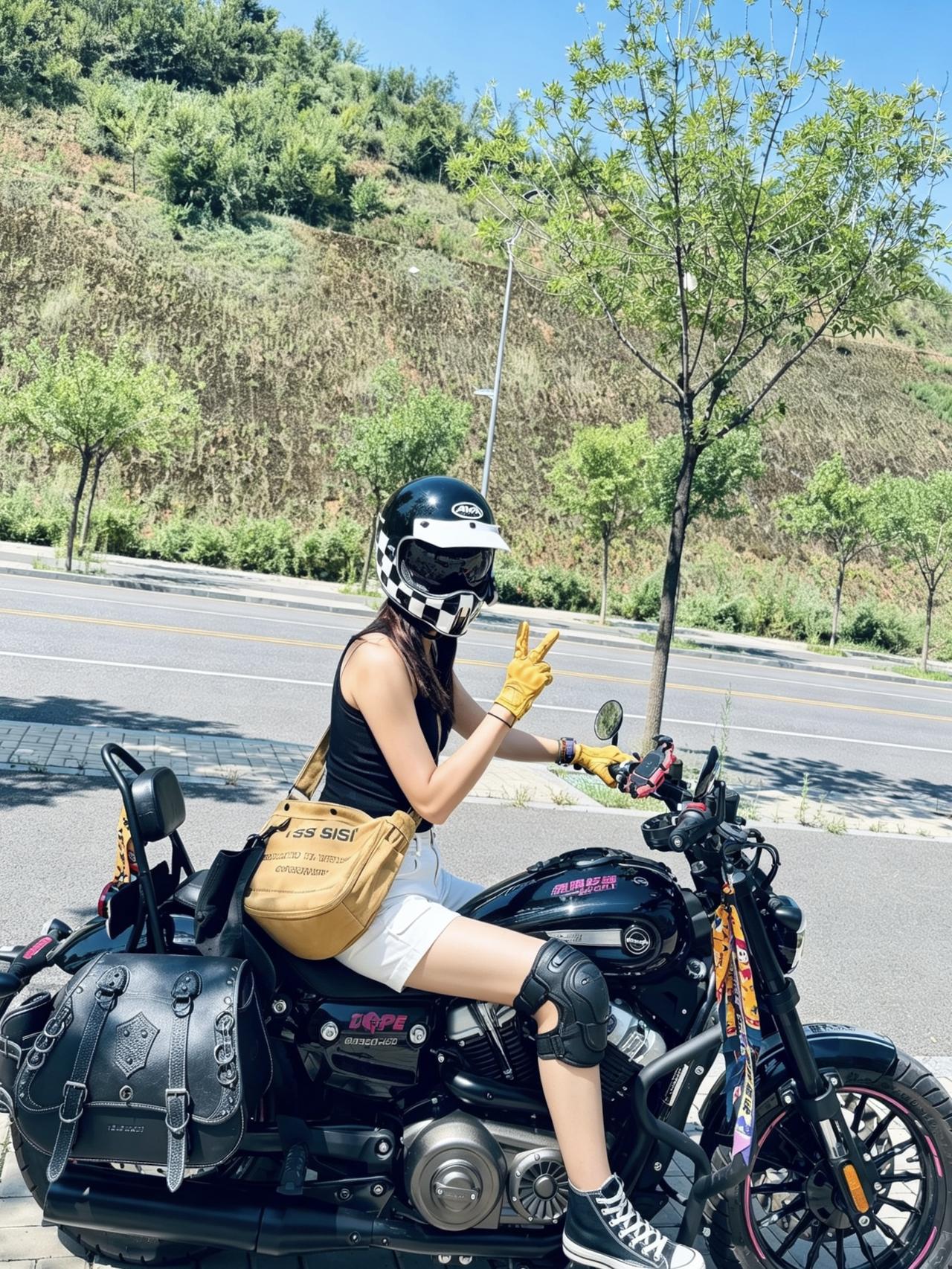 自动挡机车的快乐你懂吗
以前羡慕别人骑巡航，害怕离合太重、频繁熄火不敢入手。
直