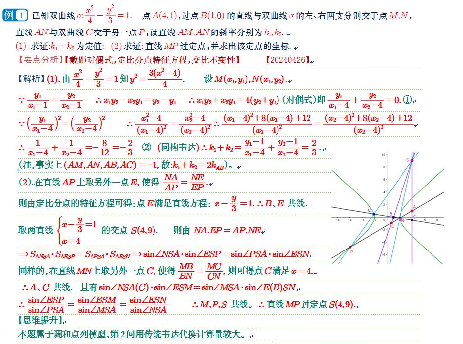 学一点极点极线的性质猜猜答案！