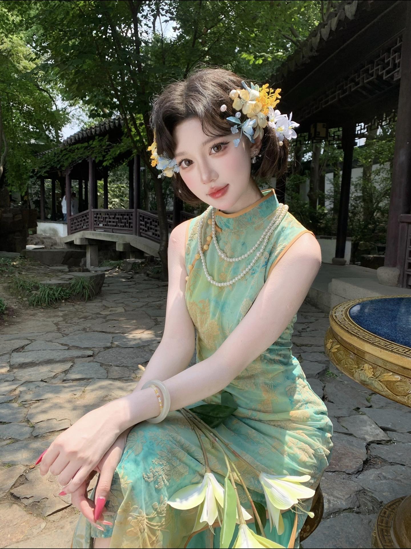 无袖旗袍我的最爱