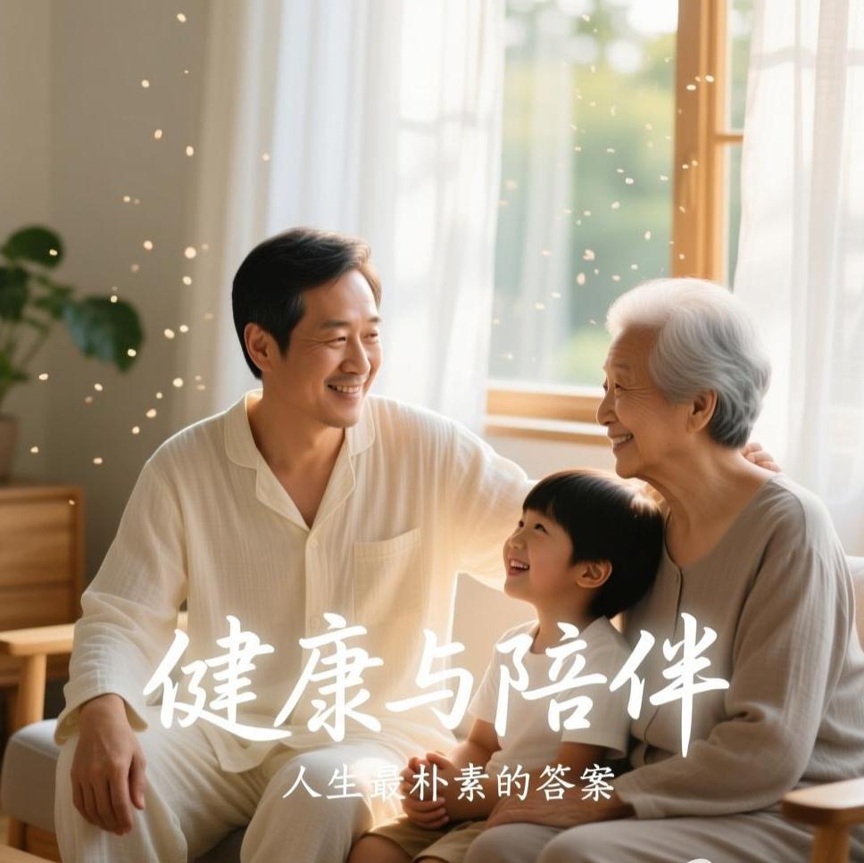 我认为，不是万贯家财，也不是声名显赫，而是“健康”与“陪伴”这两个最朴素的词。