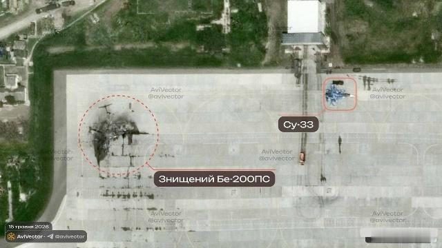 乌克兰资源称击毁了一架俄罗斯别200水上飞机 