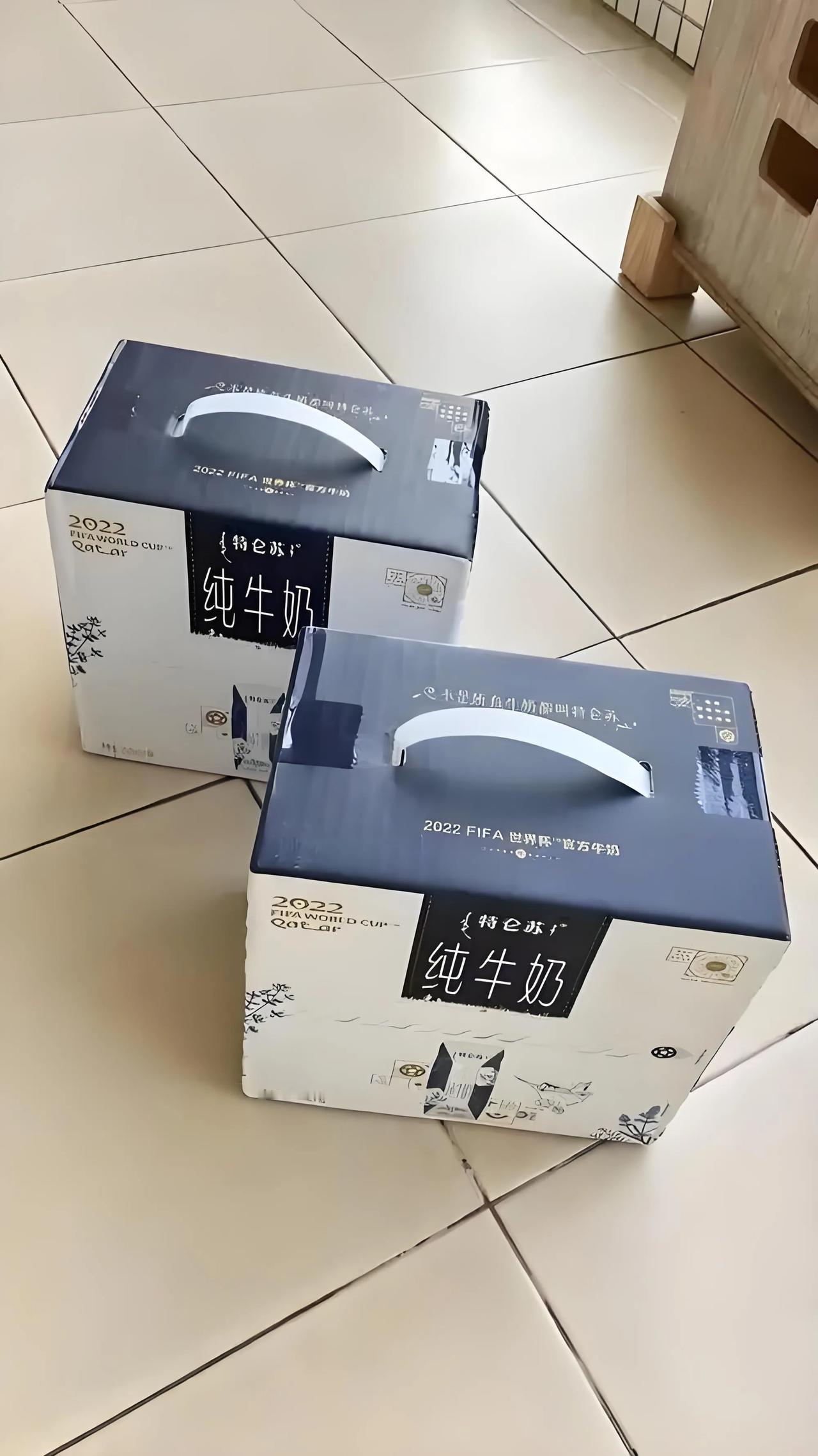 我婆婆来了，还买了牛奶，说给孙子喝的？感谢婆婆！