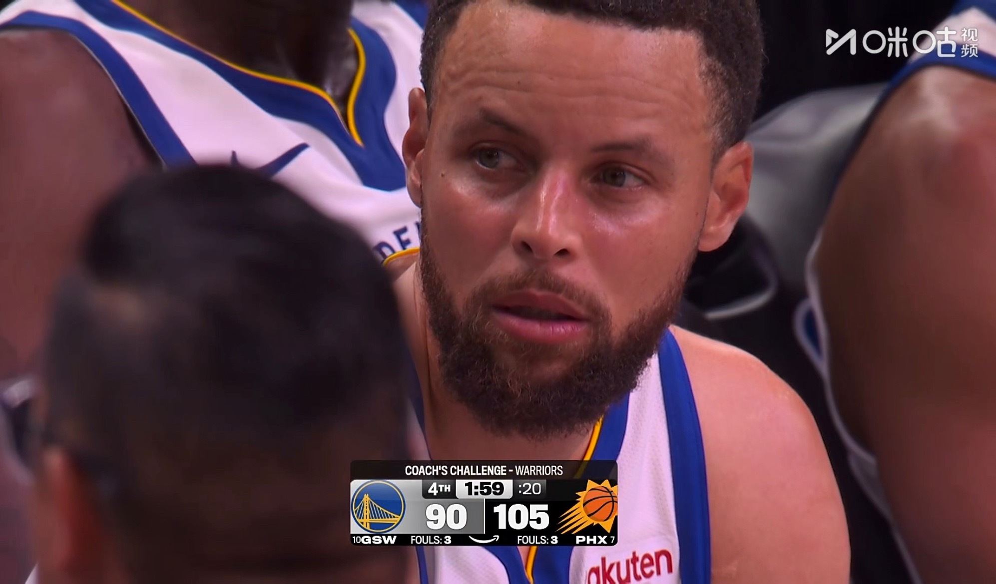 赛后肯定会报道库里带伤作战的，不然这局太阳赢不了的。 勇士vs太阳
